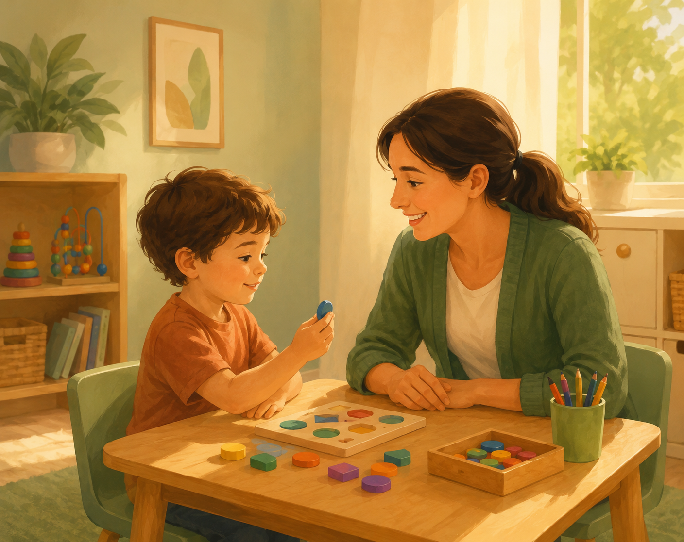 Speech Therapy Illustration